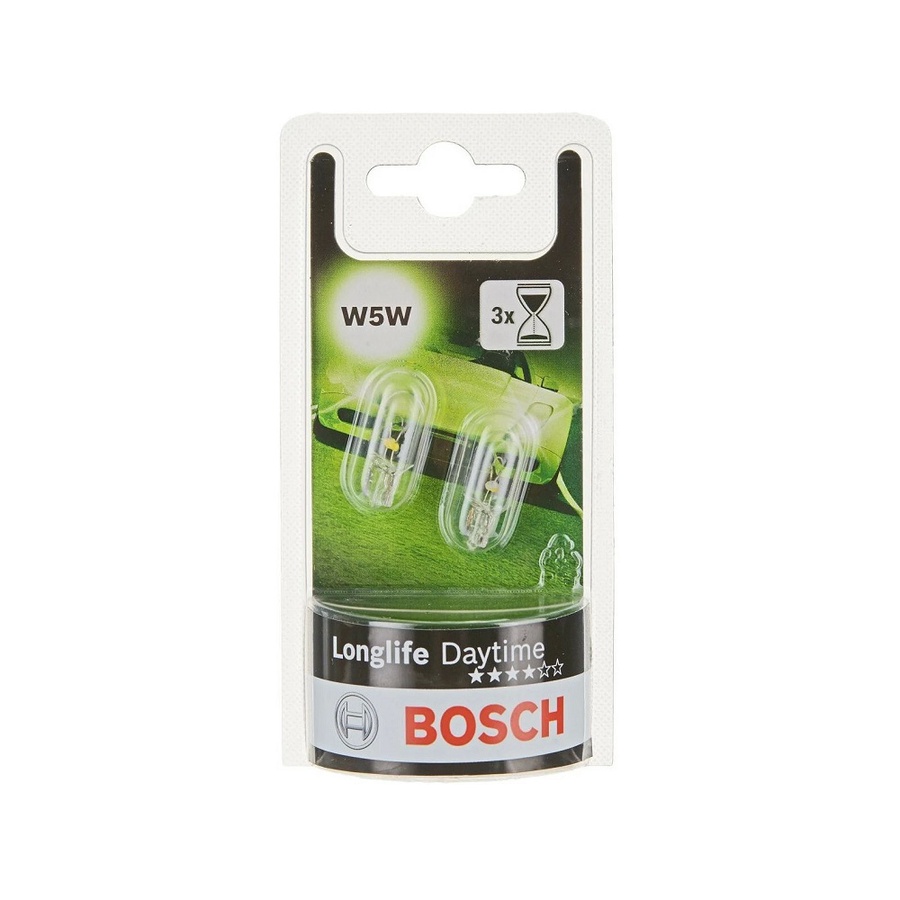 Комплект ламп накаливания BOSCH W5W Longlife Daytime 2 шт. арт. 1987301052 