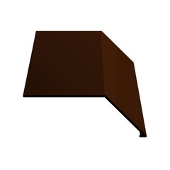 Планка карнизная Эконом Плюс-Пэ-RAI-8017 коричневая