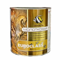 Эмаль декор. молотковая Euroclass шоколадная 400г арт. 53-374 