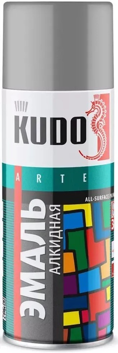 Эмаль KUDO серо-голубая 0,52л 