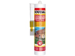 Силикон нейтральный "Soudal" СТРОИТЕЛЬСТВО РЕМОНТ серый 280 мл