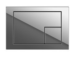 Кнопка CORNER для LINK PRO/VECTOR/LINK/NI-TEC пластиковая хром матовая арт. 64107 